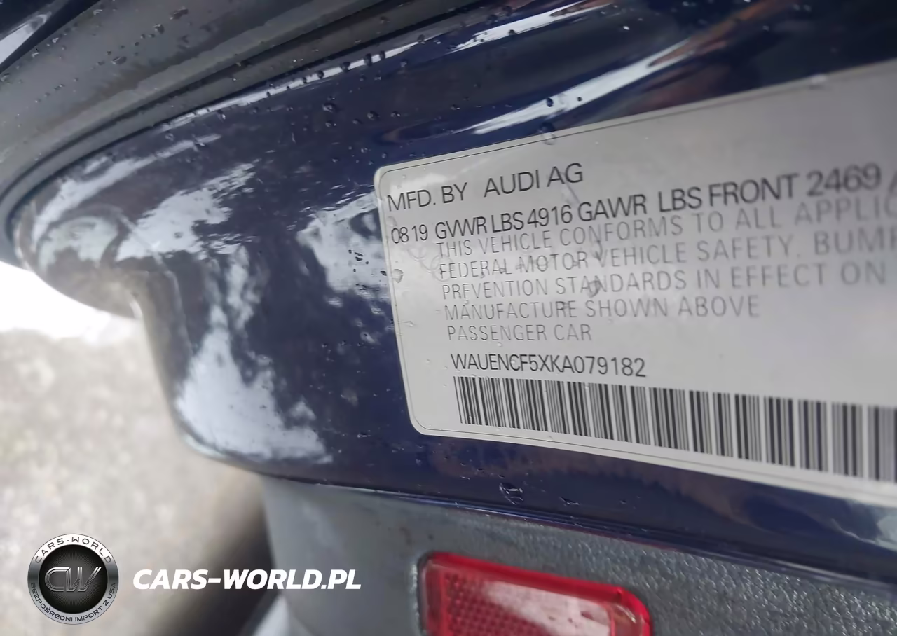 2019 Audi A5 45 Premium VIN:WAUENCF5XKA079182 - 9