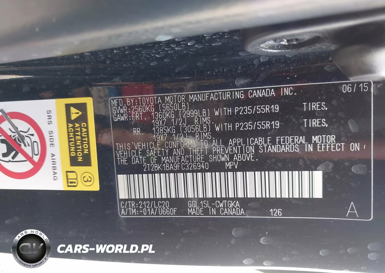 2015 Lexus Rx 350 VIN:2T2BK1BA9FC326940 - 9