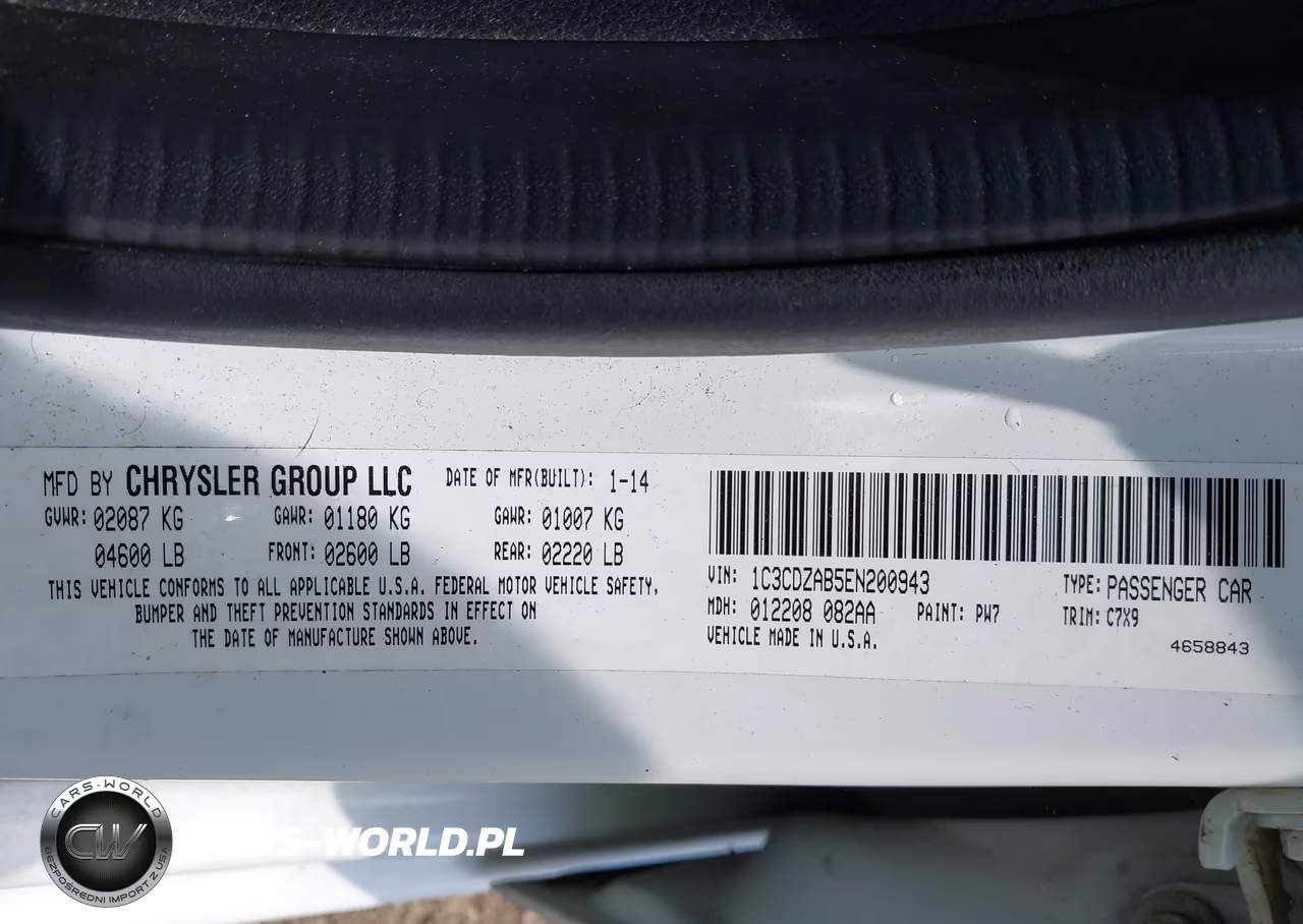2014 Dodge Avenger Se VIN:1C3CDZAB5EN200943 - 9