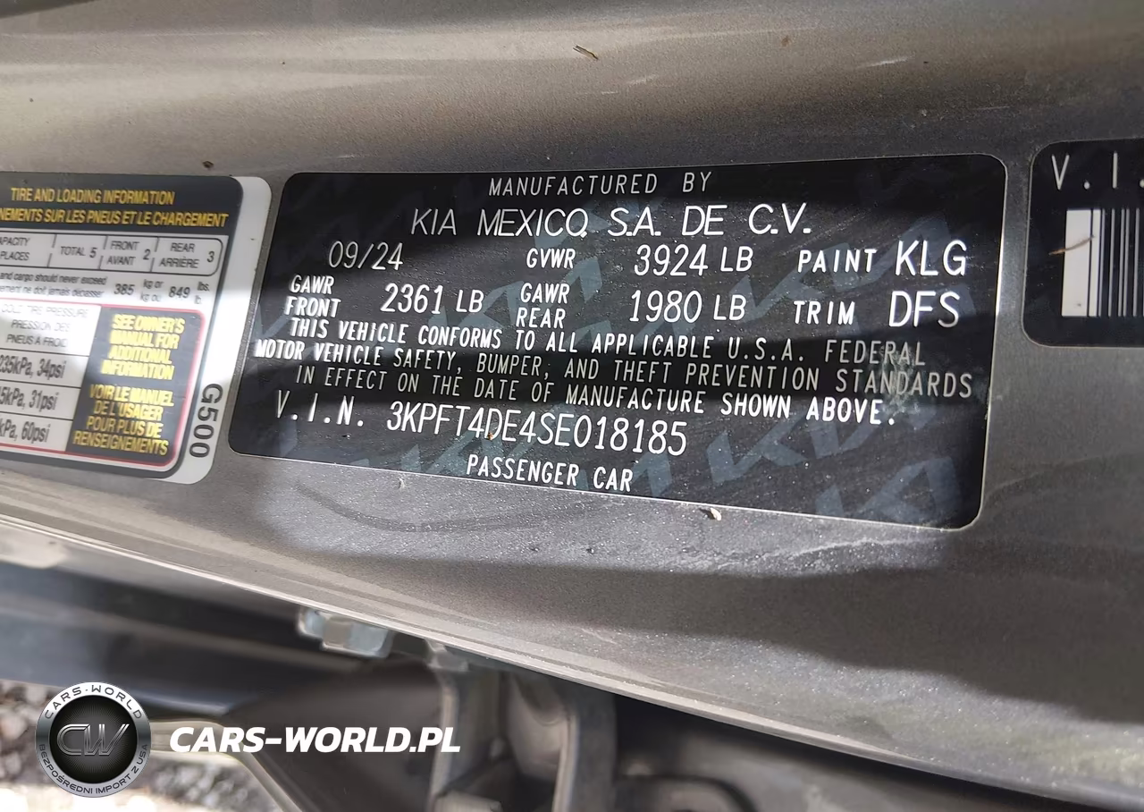 2025 Kia K4 Lxs VIN:3KPFT4DE4SE018185 - 9