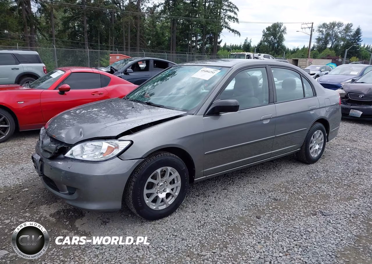 2005 Honda Civic Lx VIN:2HGES15565H560152 - 2