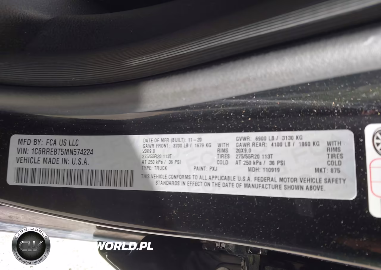 2021 Ram 1500 Big Horn 4X2 6'4 Box VIN:1C6RREBT5MN574224 - 9