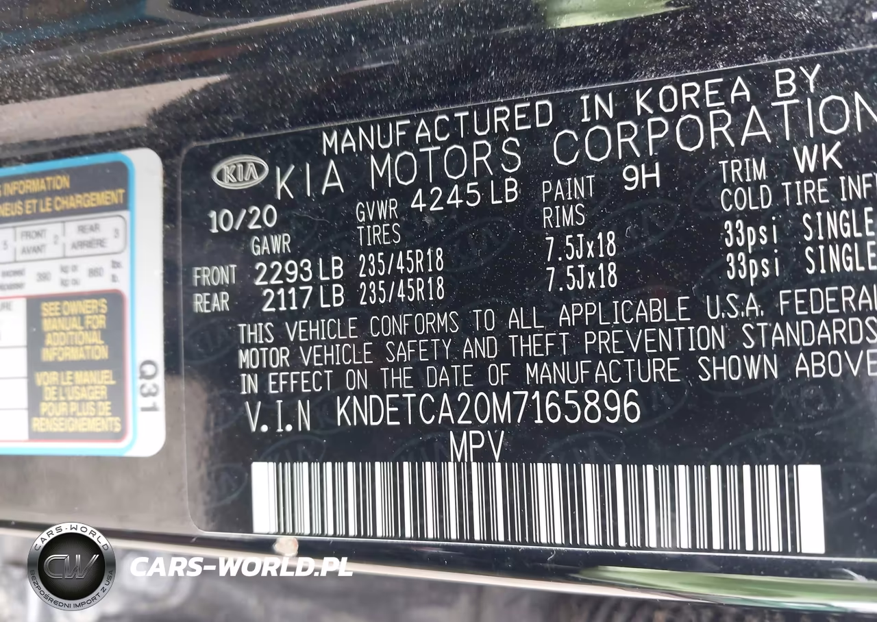 2021 Kia Seltos Sx Turbo VIN:KNDETCA20M7165896 - 9