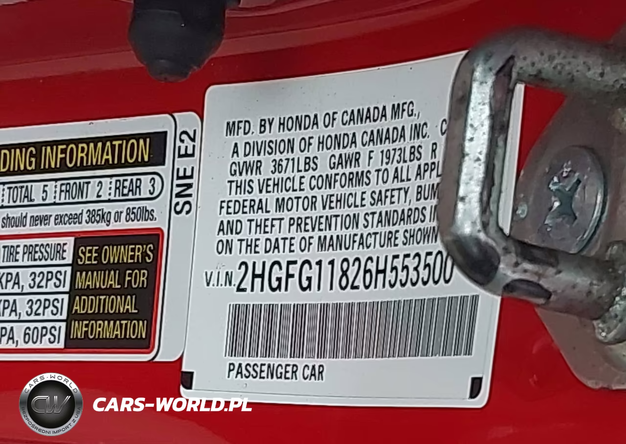 2006 Honda Civic Ex VIN:2HGFG11826H553500 - 9