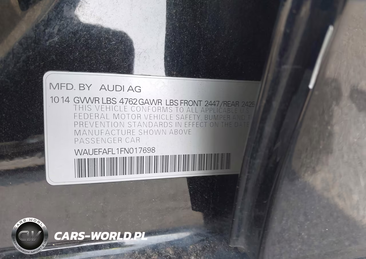 2015 Audi A4 2.0T Premium VIN:WAUEFAFL1FN017698 - 9
