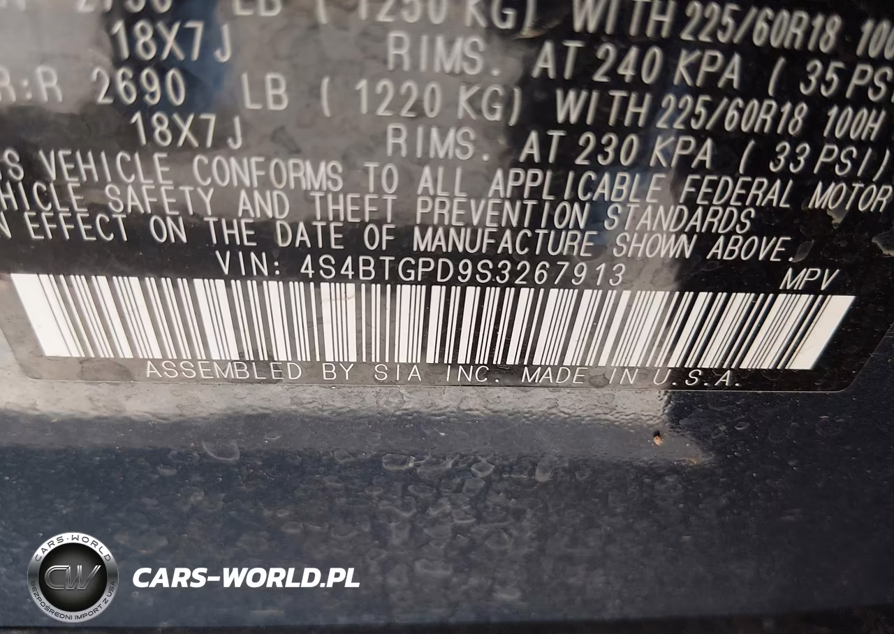 2025 Subaru Outback Touring Xt VIN:4S4BTGPD9S3267913 - 9