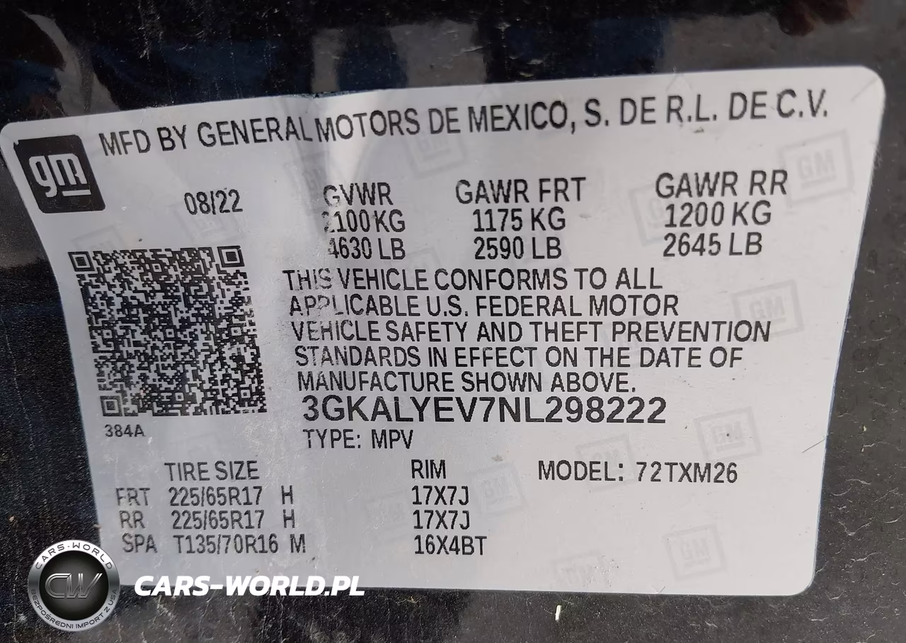 2022 GMC Terrain Awd At4 VIN:3GKALYEV7NL298222 - 9