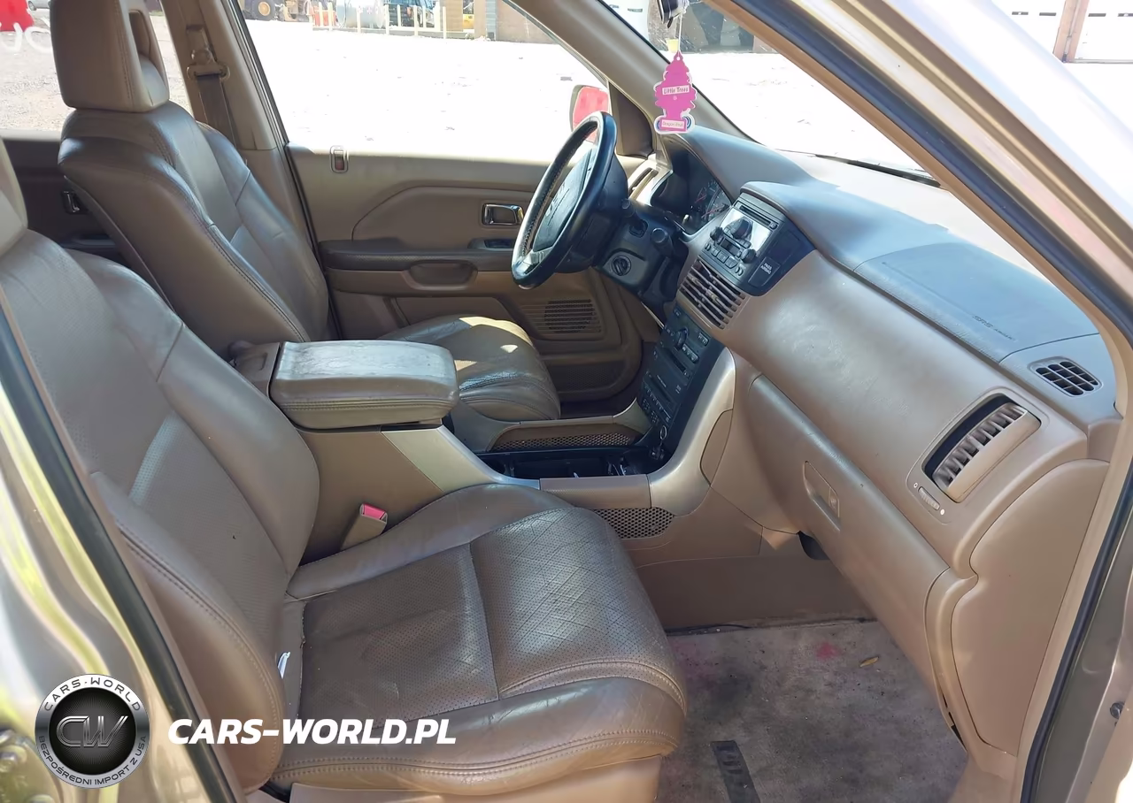 2005 Honda Pilot Ex-L VIN:2HKYF18625H504673 - 5