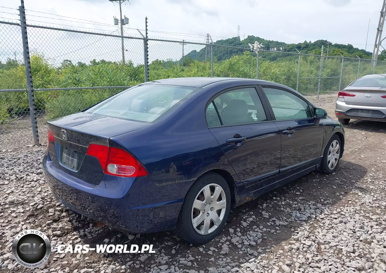 2007 Honda Civic Lx VIN:1HGFA16537L069176 - 4