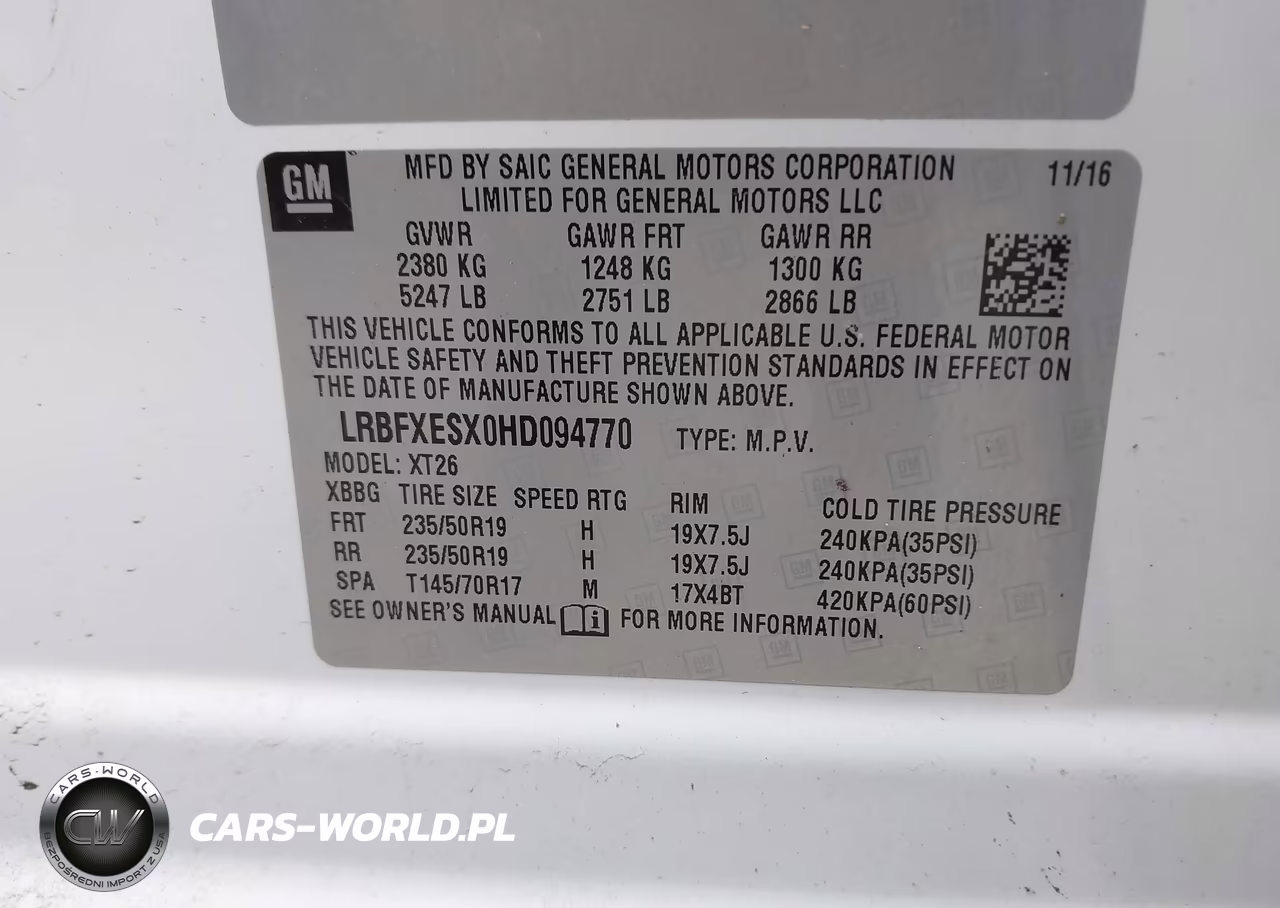 2017 Buick Envision Premium I VIN:LRBFXESX0HD094770 - 9