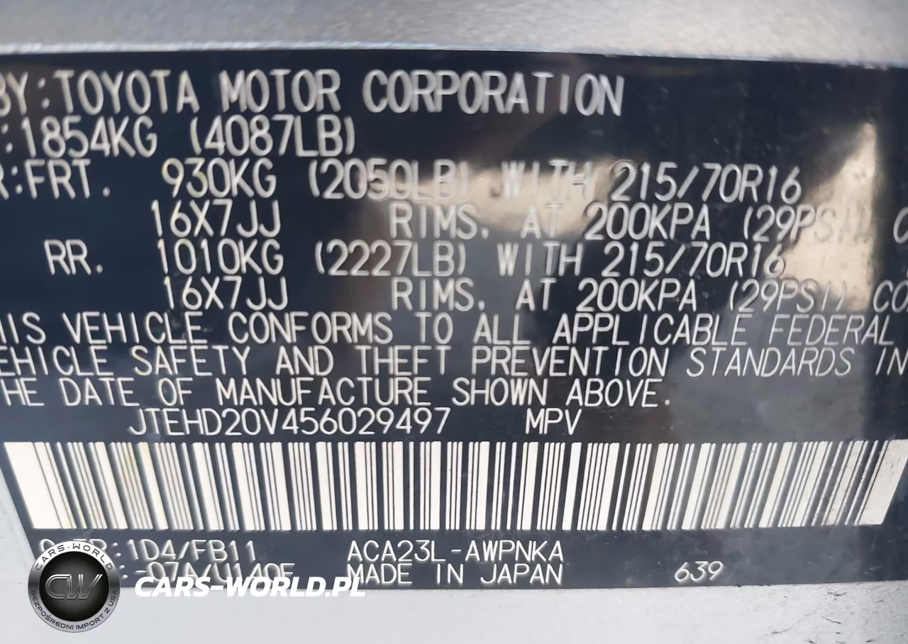 2005 Toyota Rav4 VIN:JTEHD20V456029497 - 9
