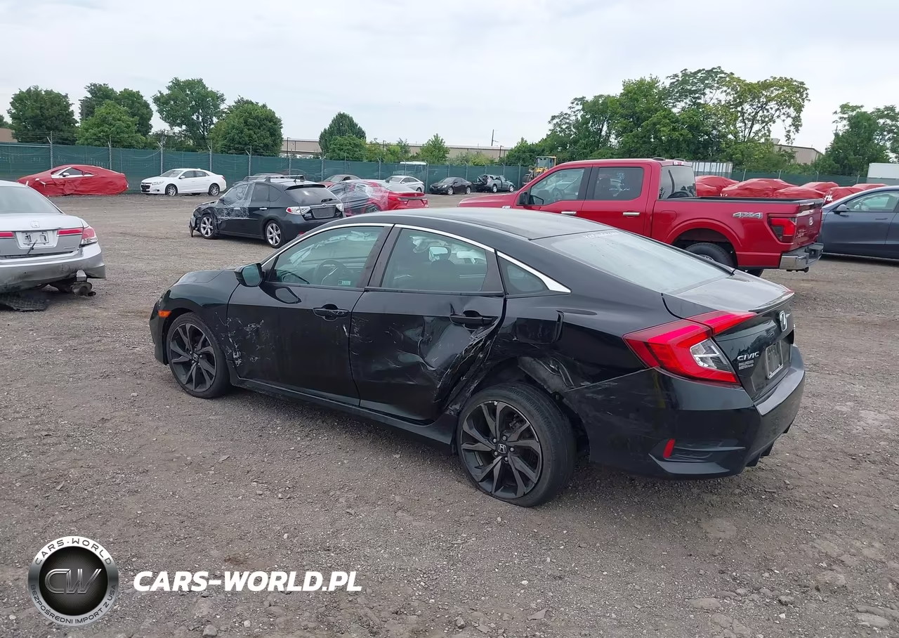 2021 Honda Civic Sport VIN:2HGFC2F86MH534861 - 3