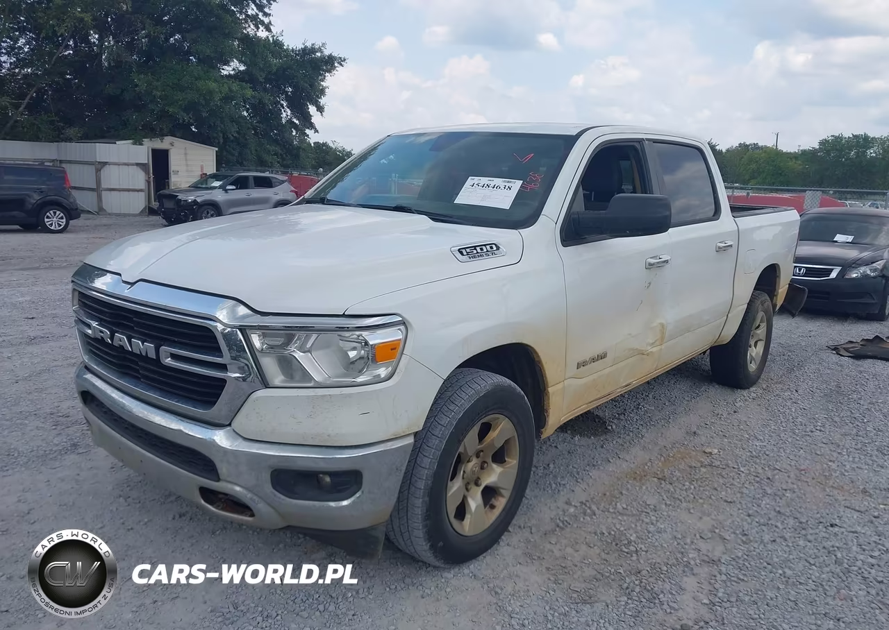 2019 Ram 1500 Big Horn-Lone Star 4X4 5'7 Box VIN:1C6SRFFT5KN783123 - 2