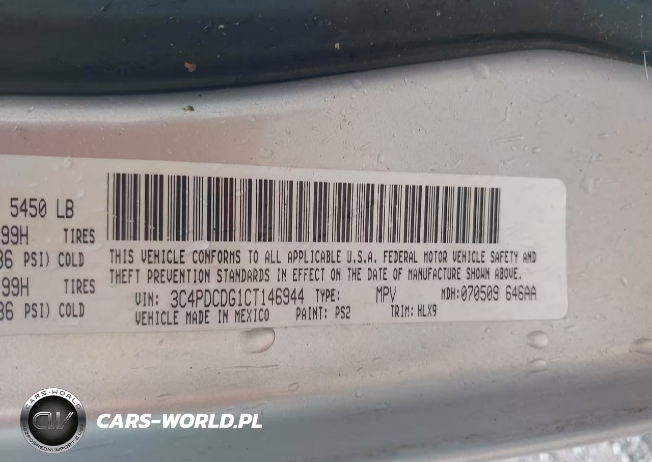 2012 Dodge Journey Crew VIN:3C4PDCDG1CT146944 - 9
