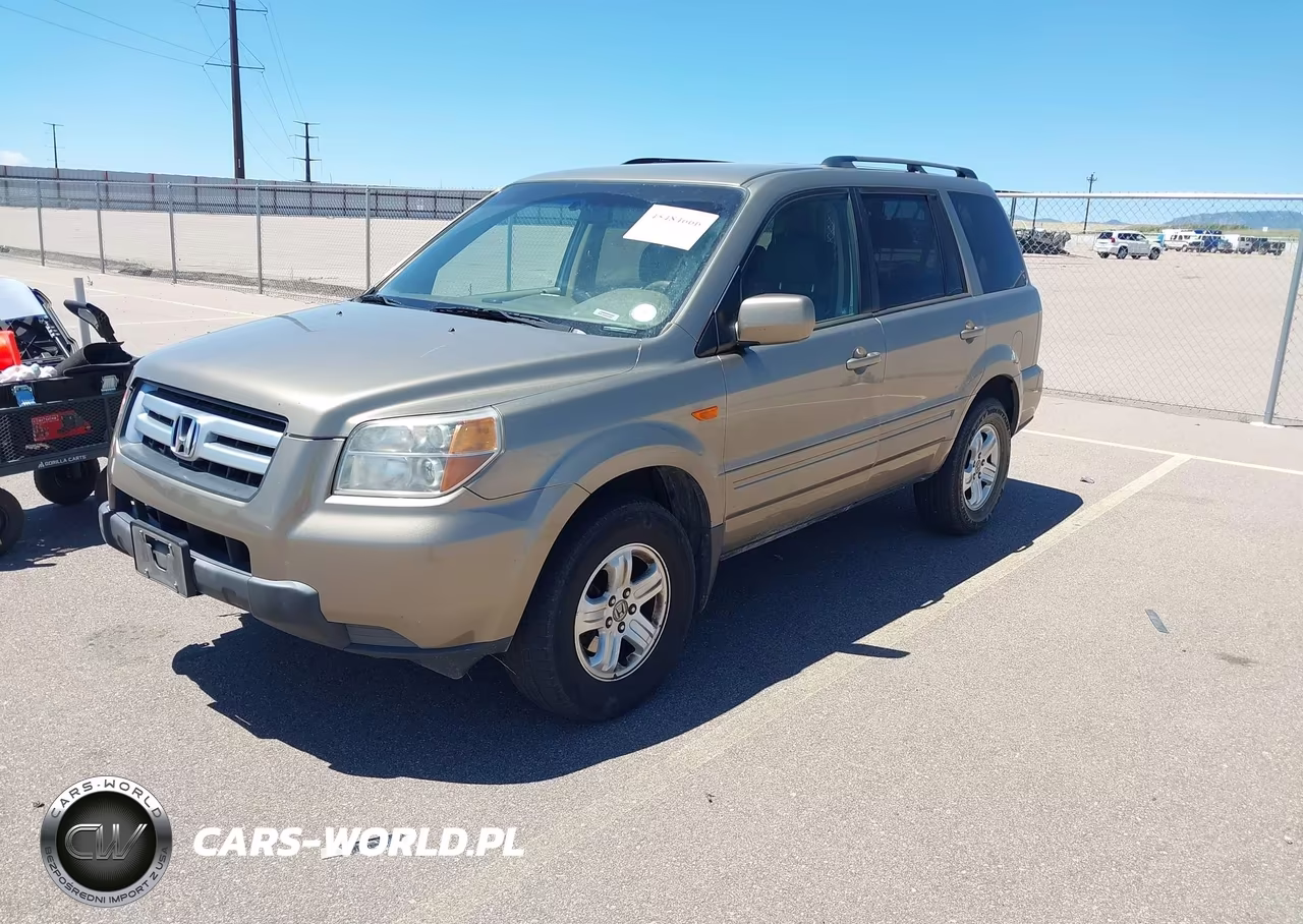2008 Honda Pilot Vp VIN:5FNYF18278B027738 - 2