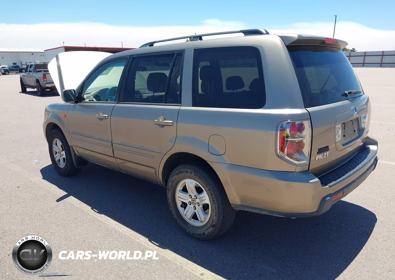 2008 Honda Pilot Vp VIN:5FNYF18278B027738 - 3
