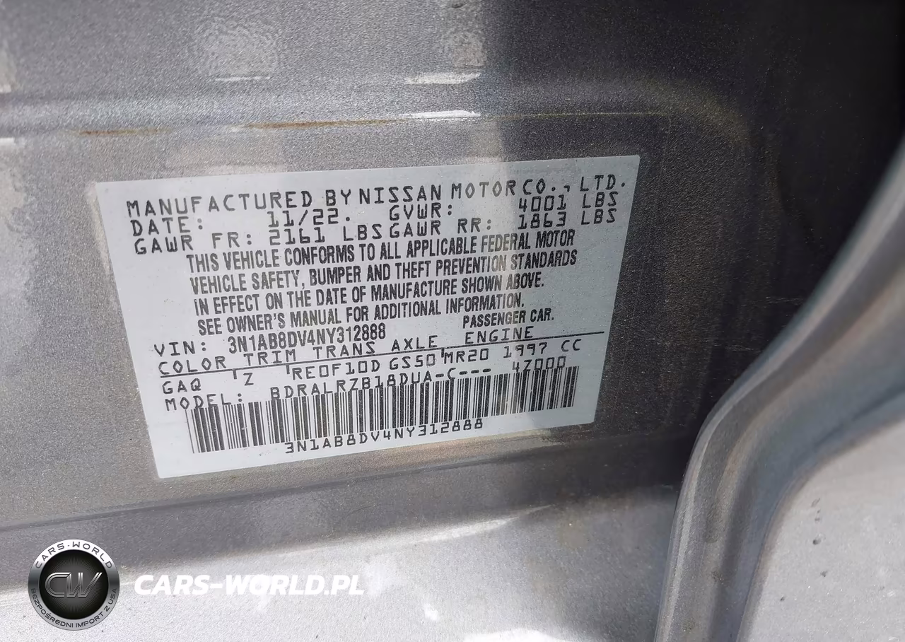 2022 Nissan Sentra Sr Xtronic Cvt VIN:3N1AB8DV4NY312888 - 9