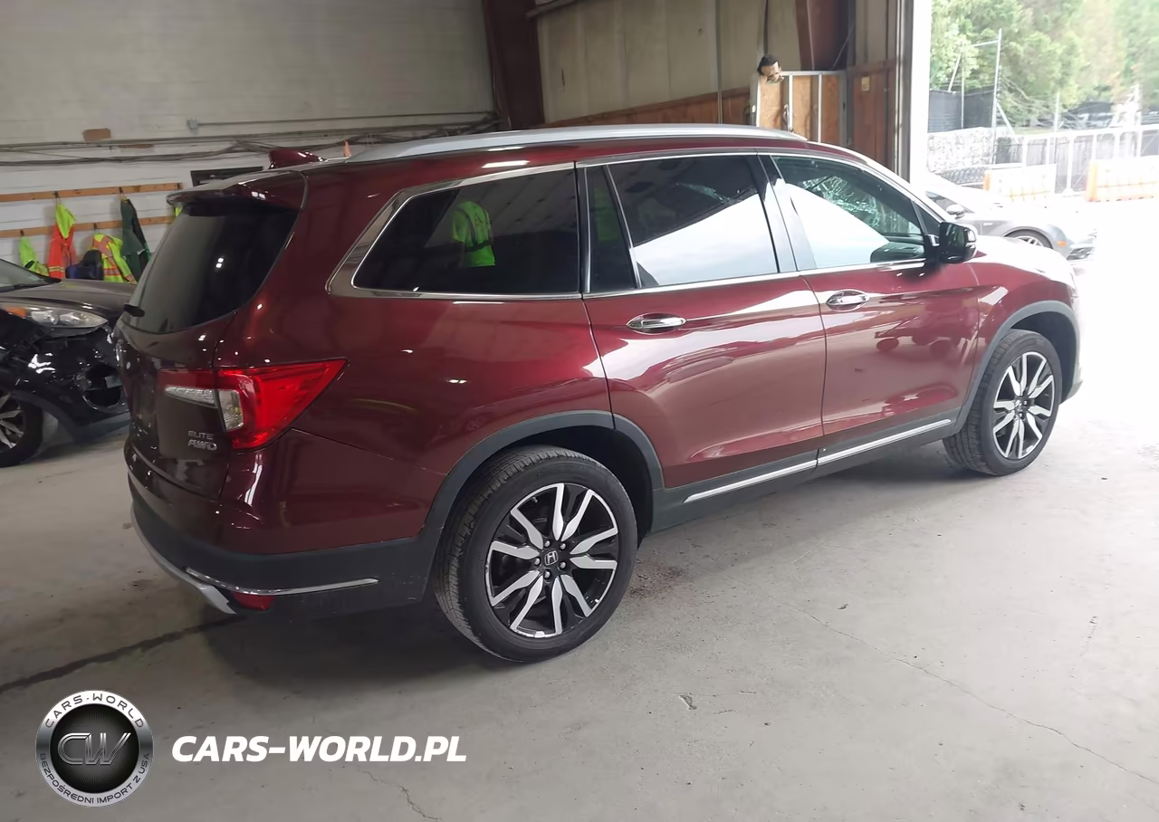 2021 Honda Pilot Awd Elite VIN:5FNYF6H03MB069975 - 4