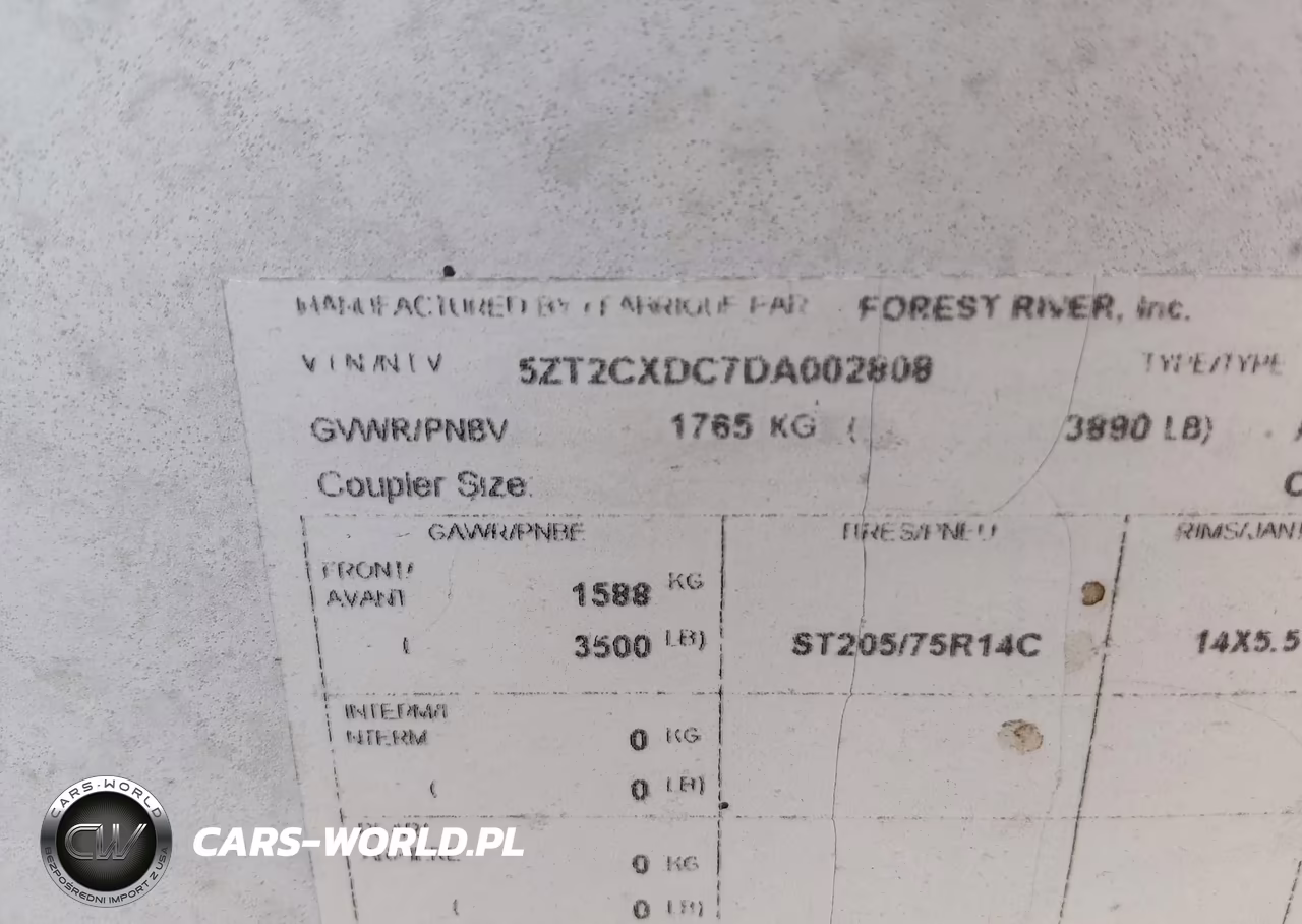 2013 Forest River Coachmen Apex Travel Trailer VIN:5ZT2CXDC7DA002808 - 9