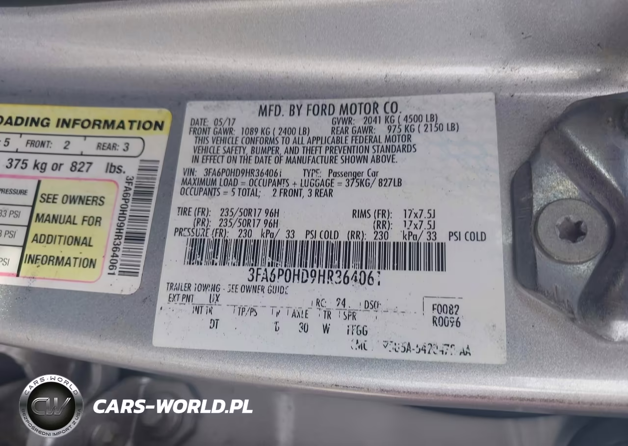 2017 Ford Fusion Se VIN:3FA6P0HD9HR364061 - 9