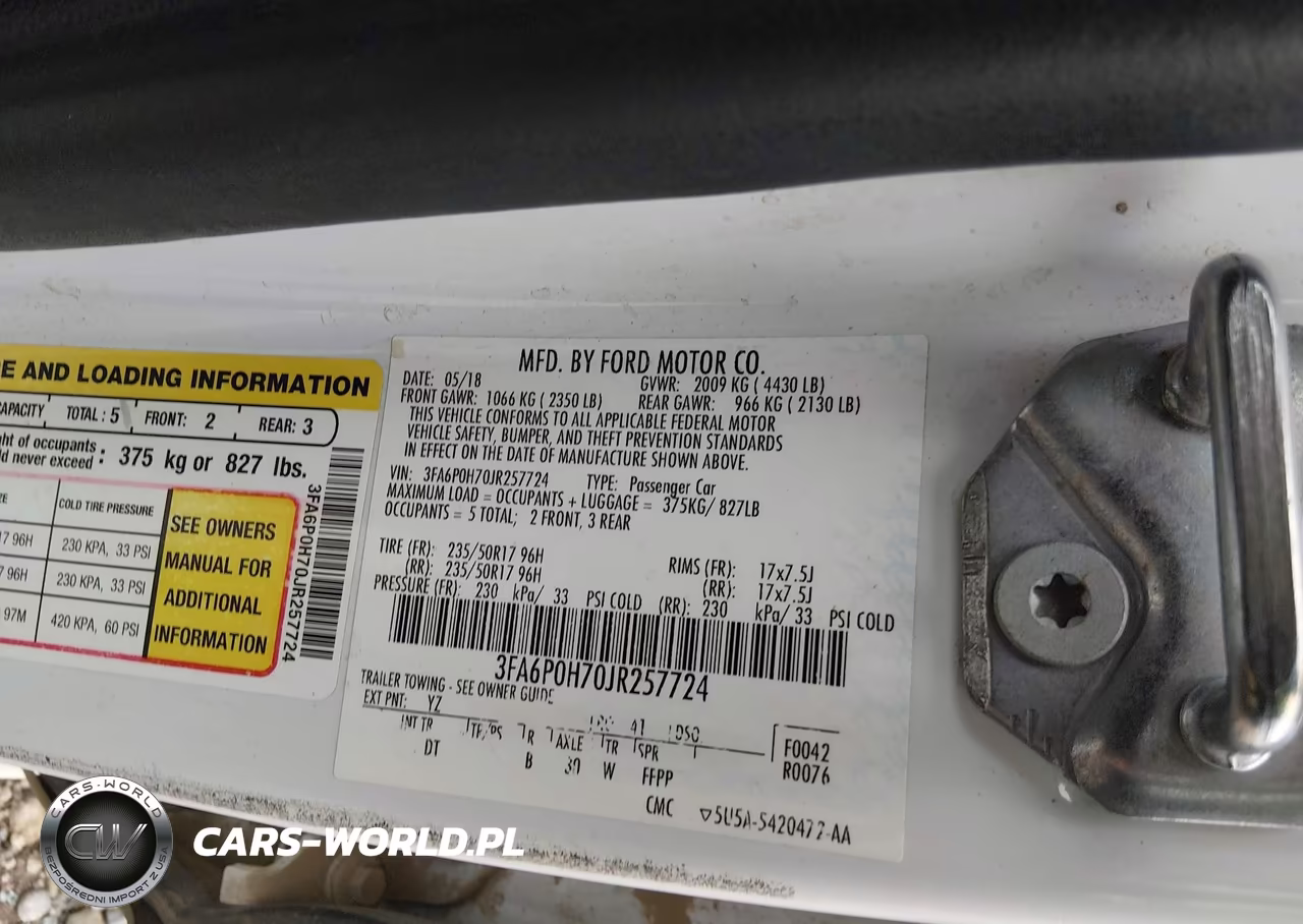2018 Ford Fusion Se VIN:3FA6P0H70JR257724 - 9
