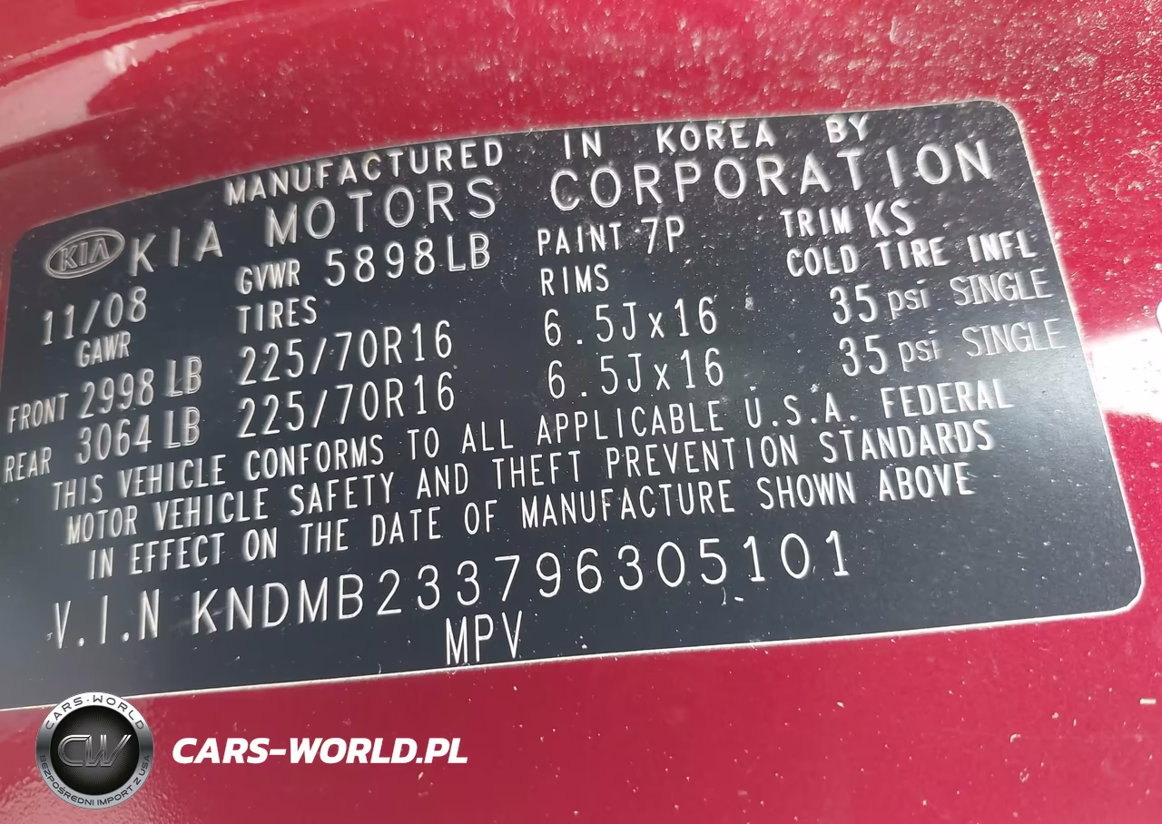 2009 Kia Sedona Lx VIN:KNDMB233796305101 - 9