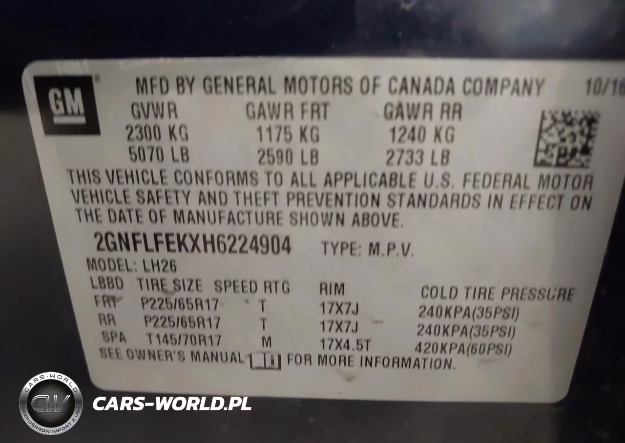 2017 Chevrolet Equinox Lt VIN:2GNFLFEKXH6224904 - 9