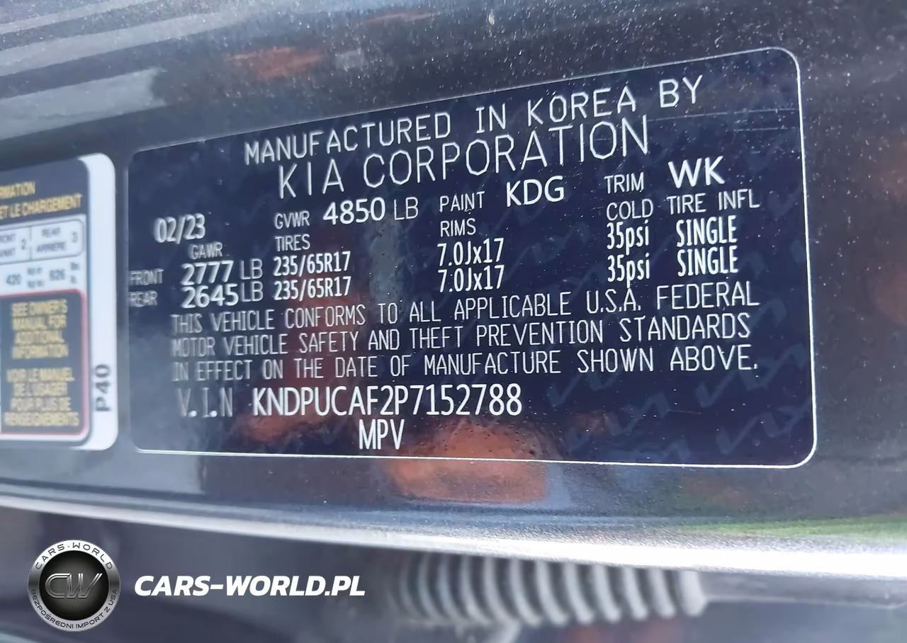 2023 Kia Sportage Lx VIN:KNDPUCAF2P7152788 - 9