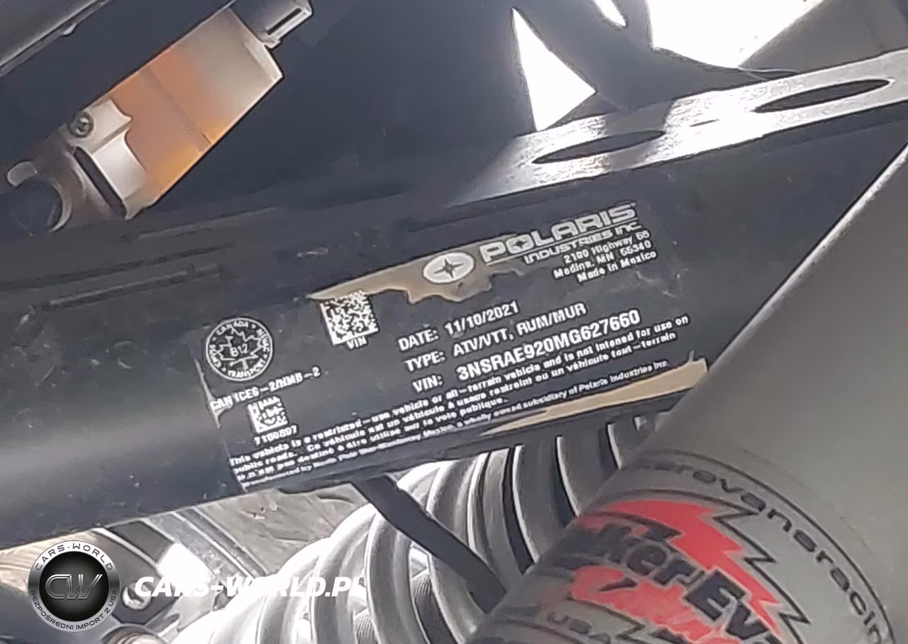 2021 Polaris Rzr Pro Xp Sport VIN:3NSRAE920MG627660 - 10