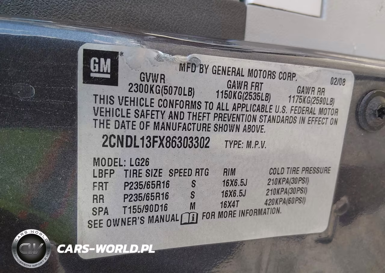 2008 Chevrolet Equinox Ls VIN:2CNDL13FX86303302 - 9