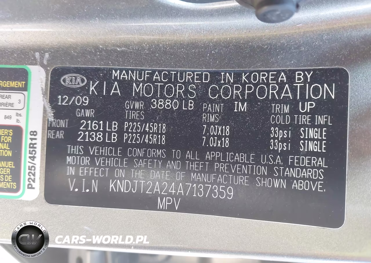 2010 Kia Soul ! VIN:KNDJT2A24A7137359 - 9
