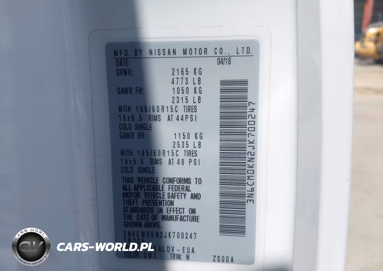 2018 Nissan Nv200 S VIN:3N6CM0KN2JK700247 - 9