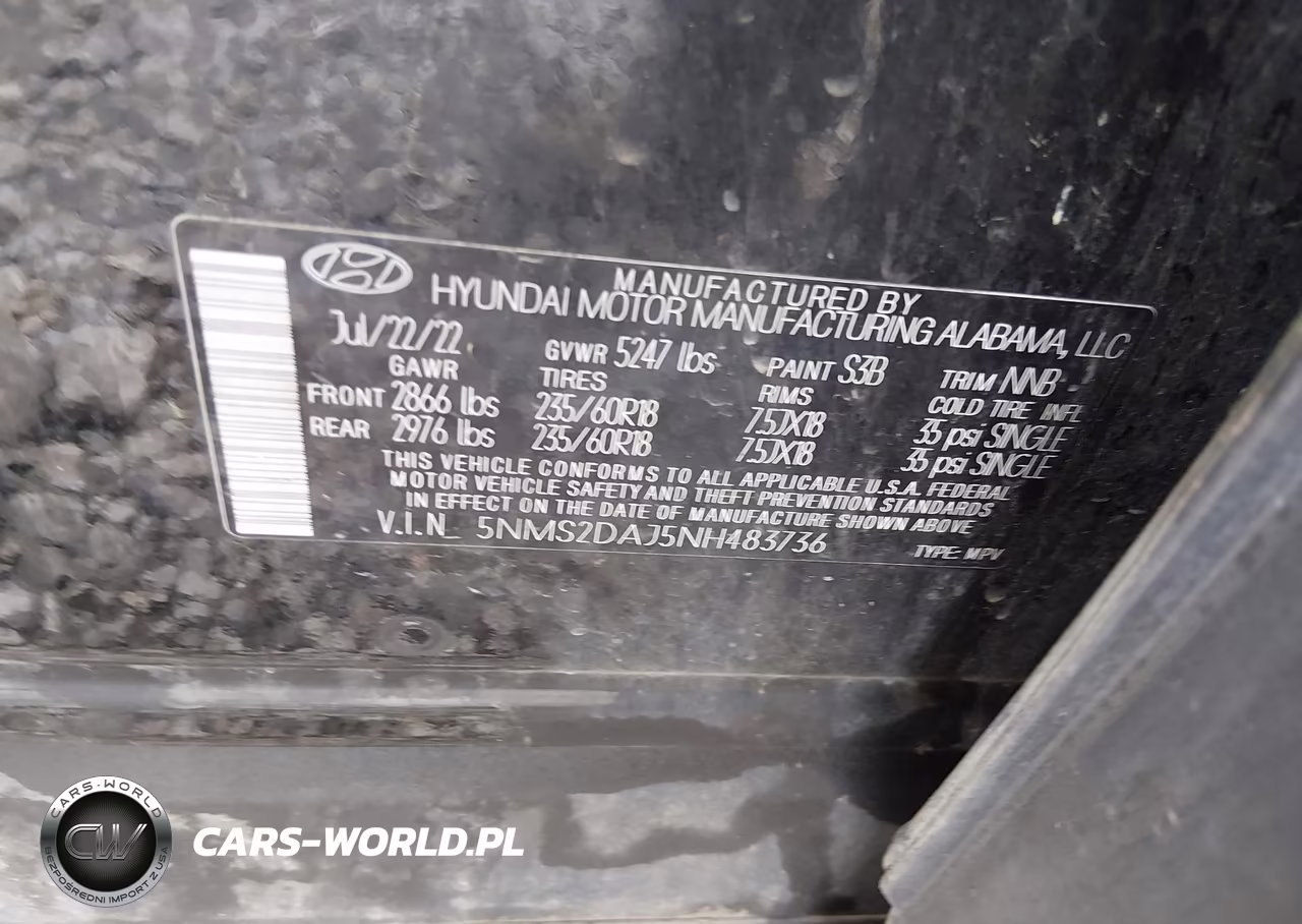 2022 Hyundai Santa Fe Sel VIN:5NMS2DAJ5NH483736 - 9