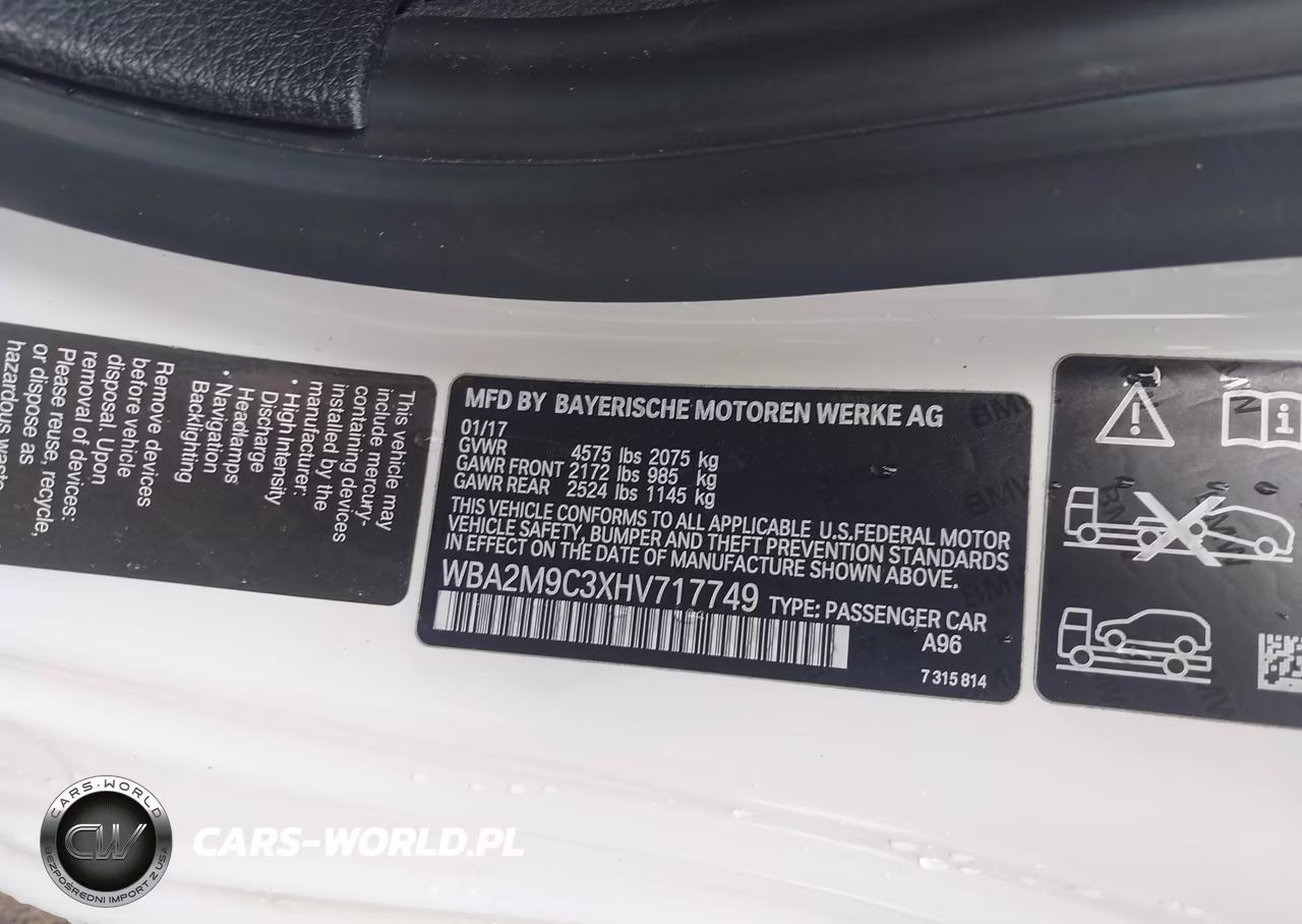 2017 BMW 230I xDrive VIN:WBA2M9C3XHV717749 - 9