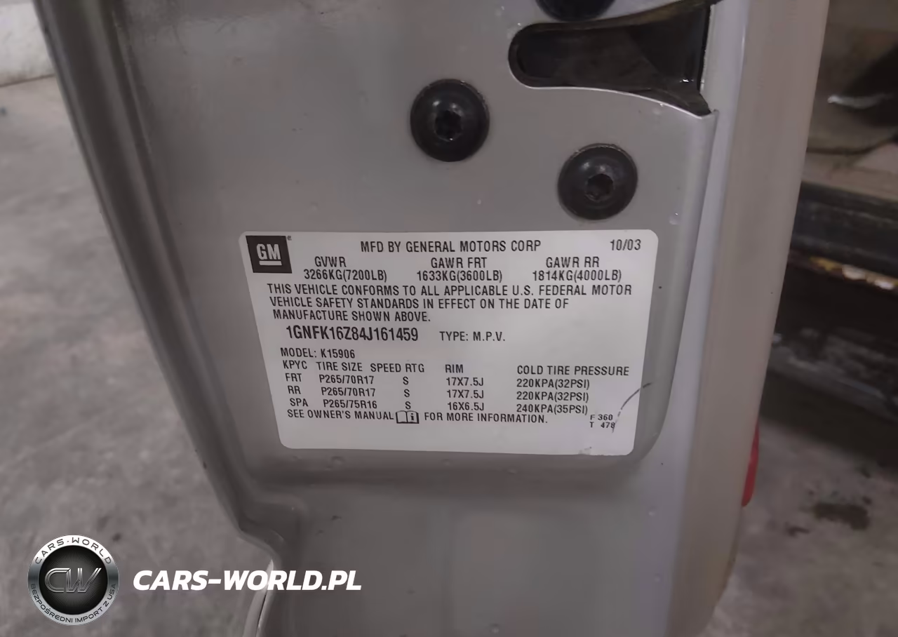 2004 Chevrolet Suburban 1500 Lt VIN:1GNFK16Z84J161459 - 9