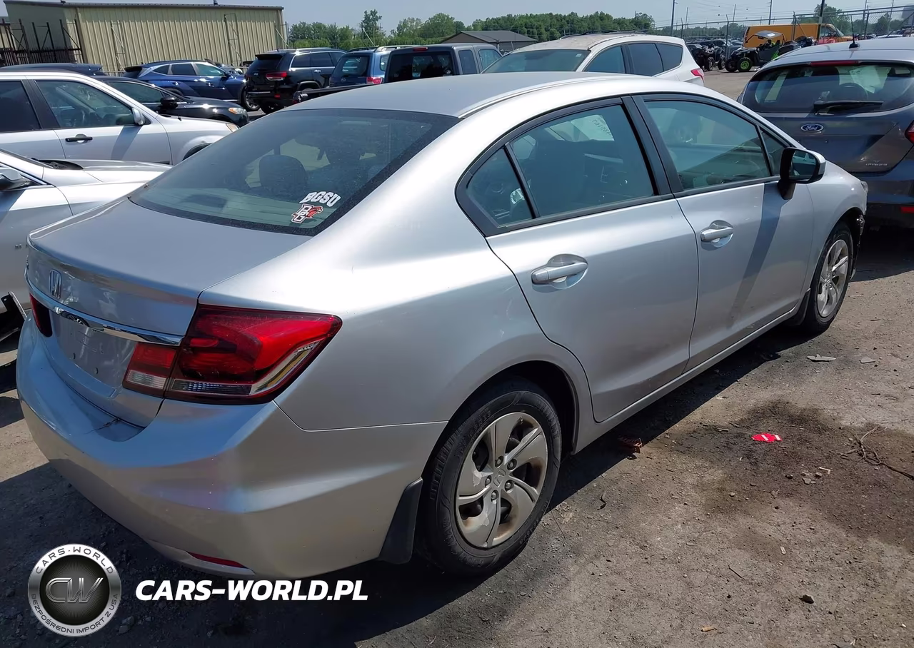 2015 Honda Civic Lx VIN:19XFB2F57FE296346 - 4