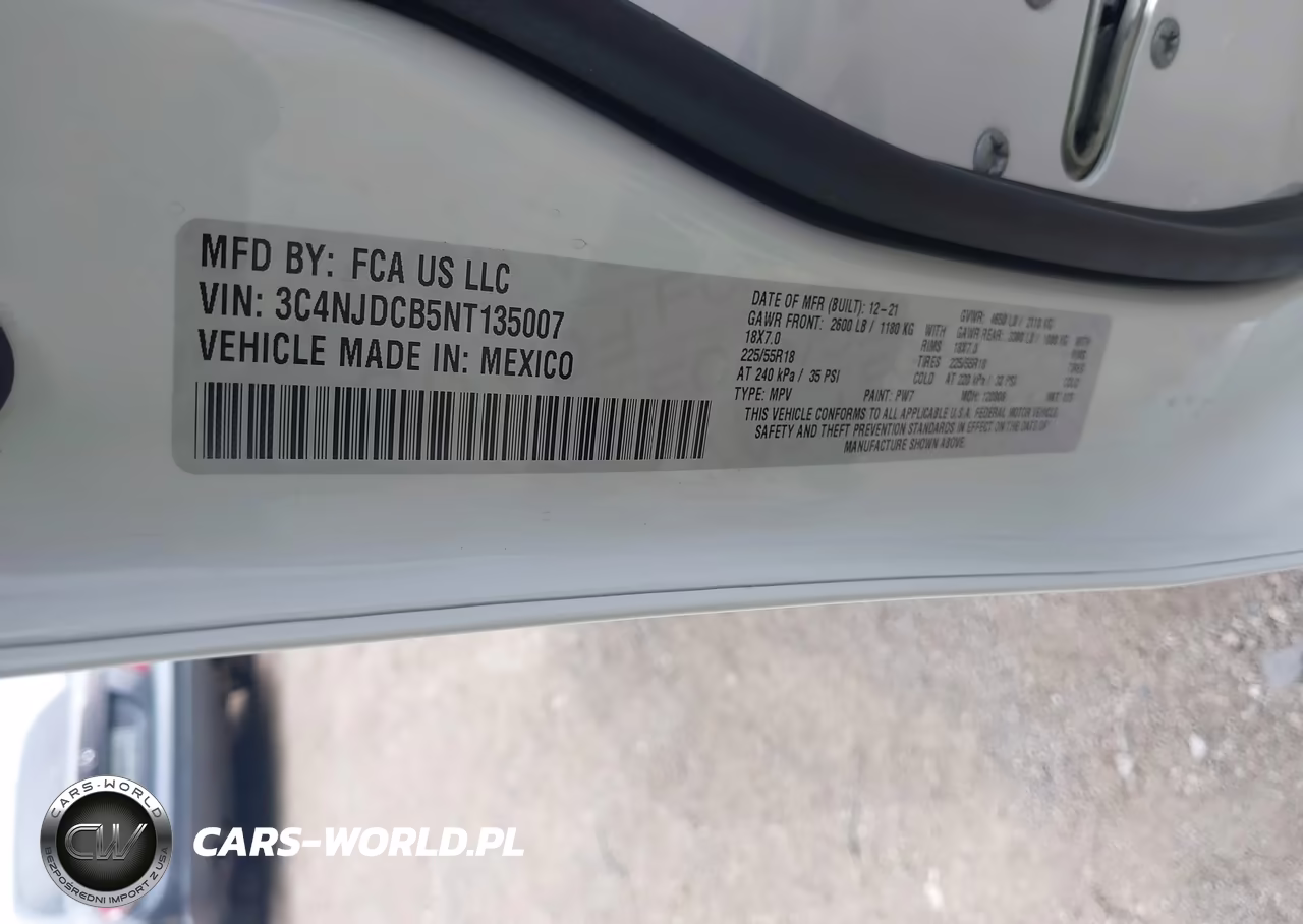 2022 Jeep Compass Limited 4X4 VIN:3C4NJDCB5NT135007 - 9