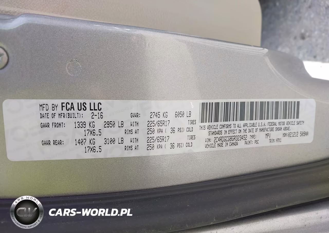 2016 Dodge Grand Caravan Sxt VIN:2C4RDGCG8GR323452 - 9