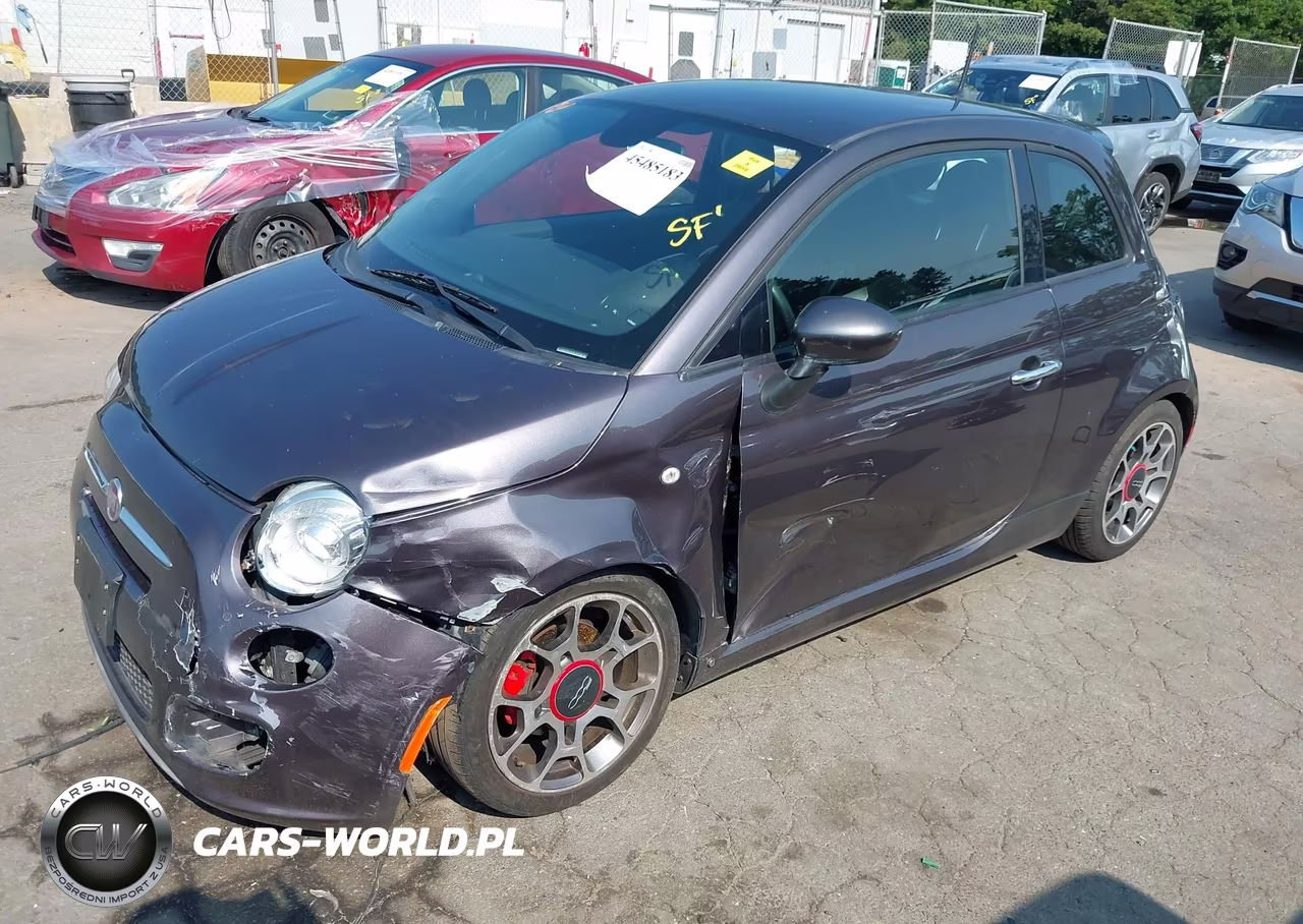 2015 Fiat 500 Sport VIN:3C3CFFBR9FT534575 - 2