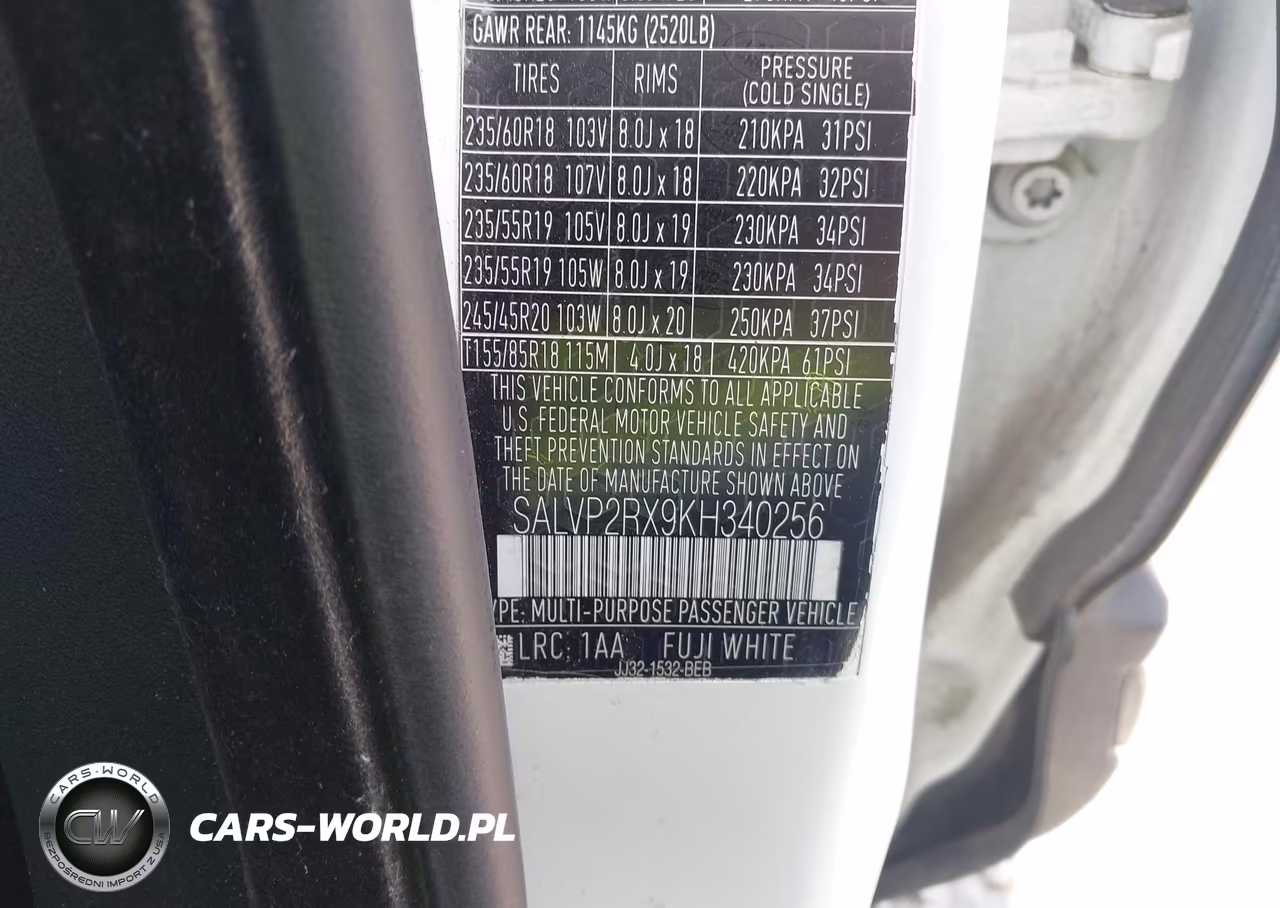 2019 Land Rover Range Rover Evoque Se-Se Premium VIN:SALVP2RX9KH340256 - 9