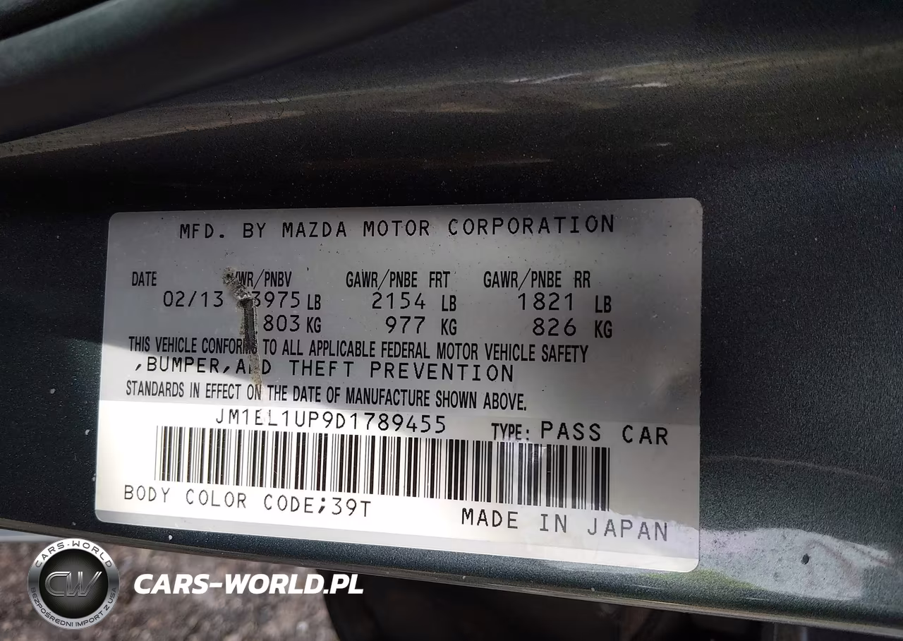 2013 Mazda Mazda3 I Sport VIN:JM1BL1UP9D1789455 - 9