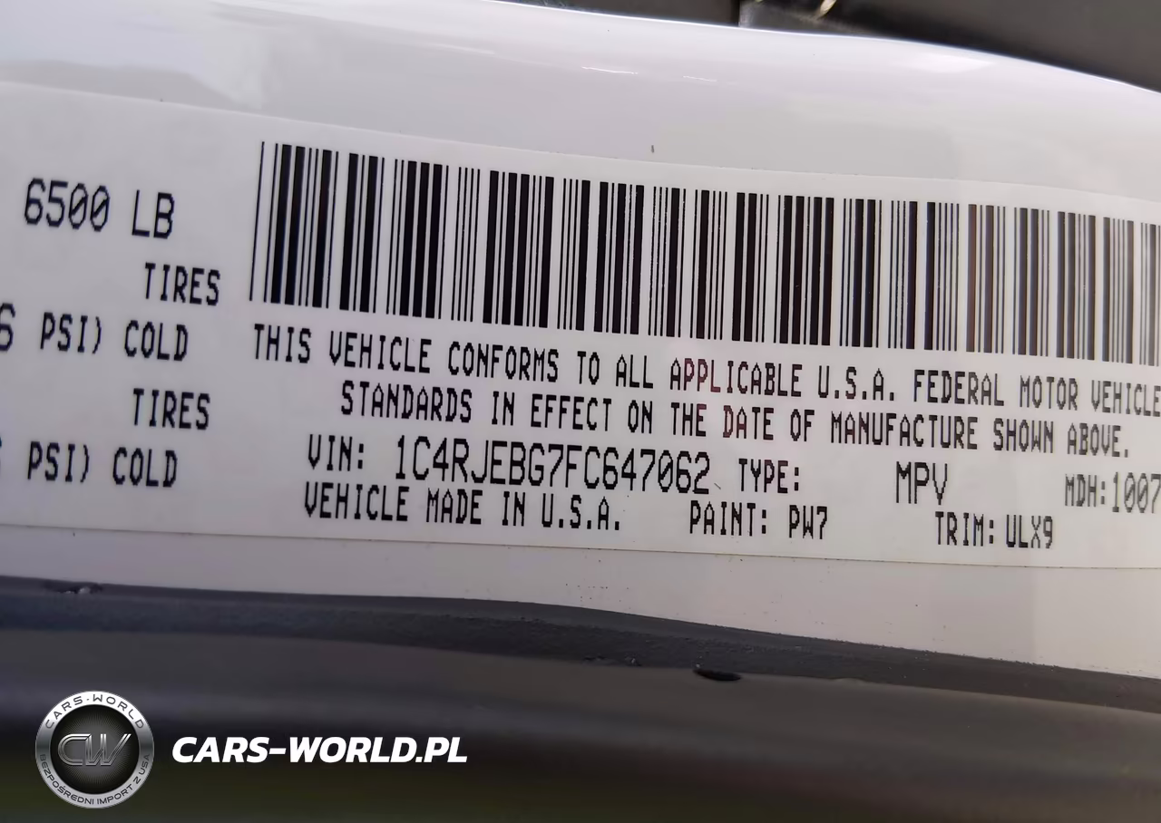 2015 Jeep Grand Cherokee Limited VIN:1C4RJEBG7FC647062 - 9