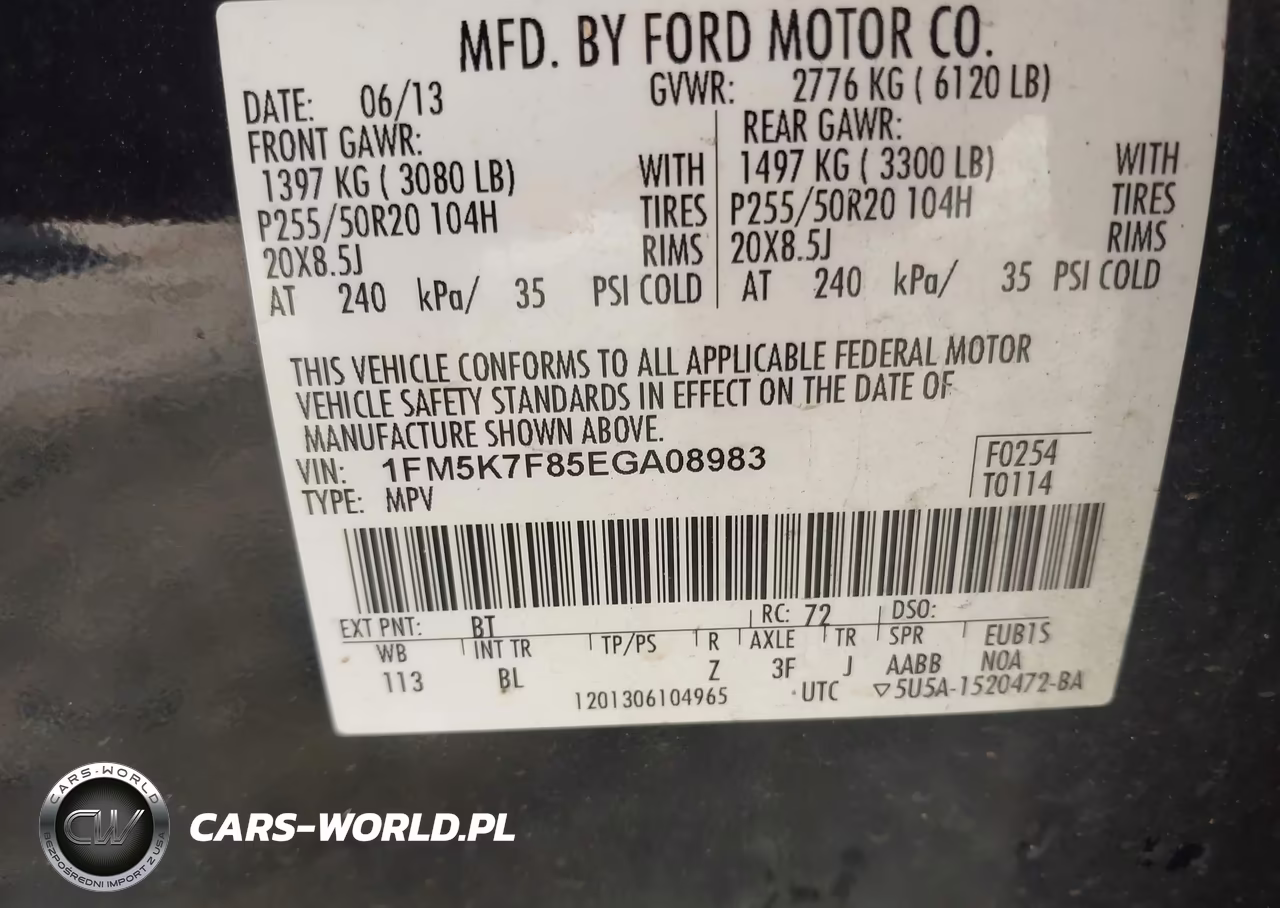 2014 Ford Explorer Limited VIN:1FM5K7F85EGA08983 - 9