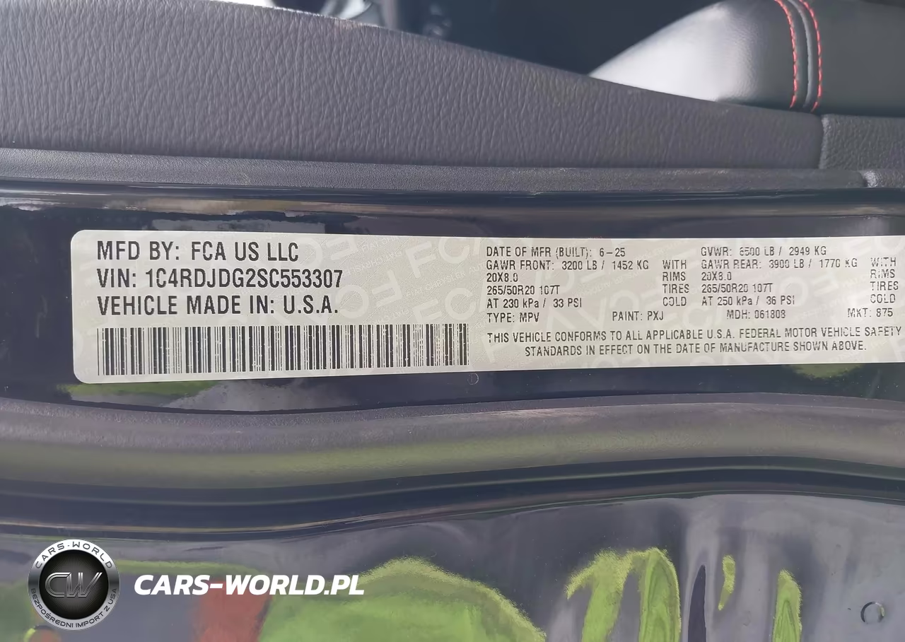2025 Dodge Durango Gt Awd VIN:1C4RDJDG2SC553307 - 9