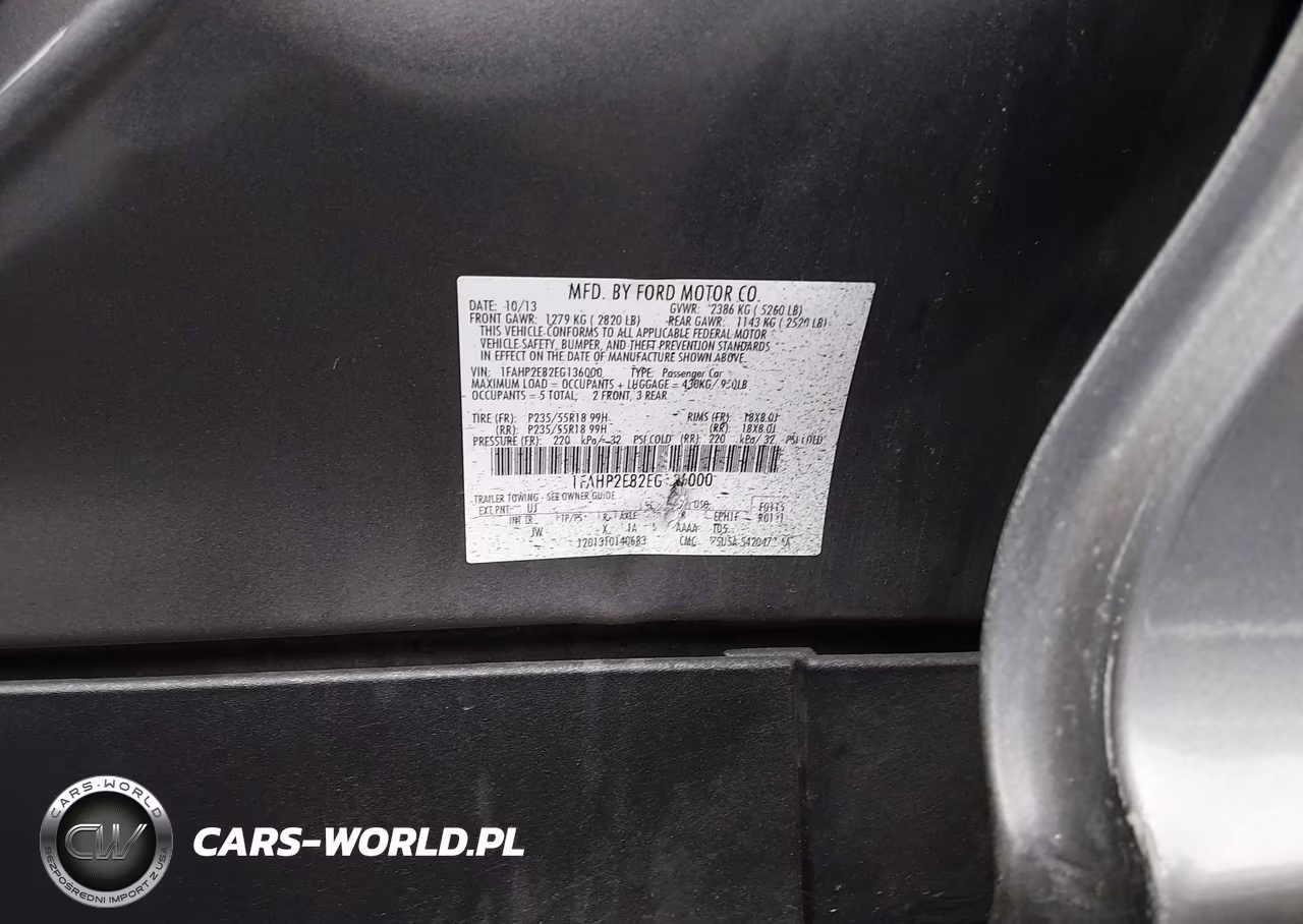 2014 Ford Taurus Sel VIN:1FAHP2E82EG136000 - 9