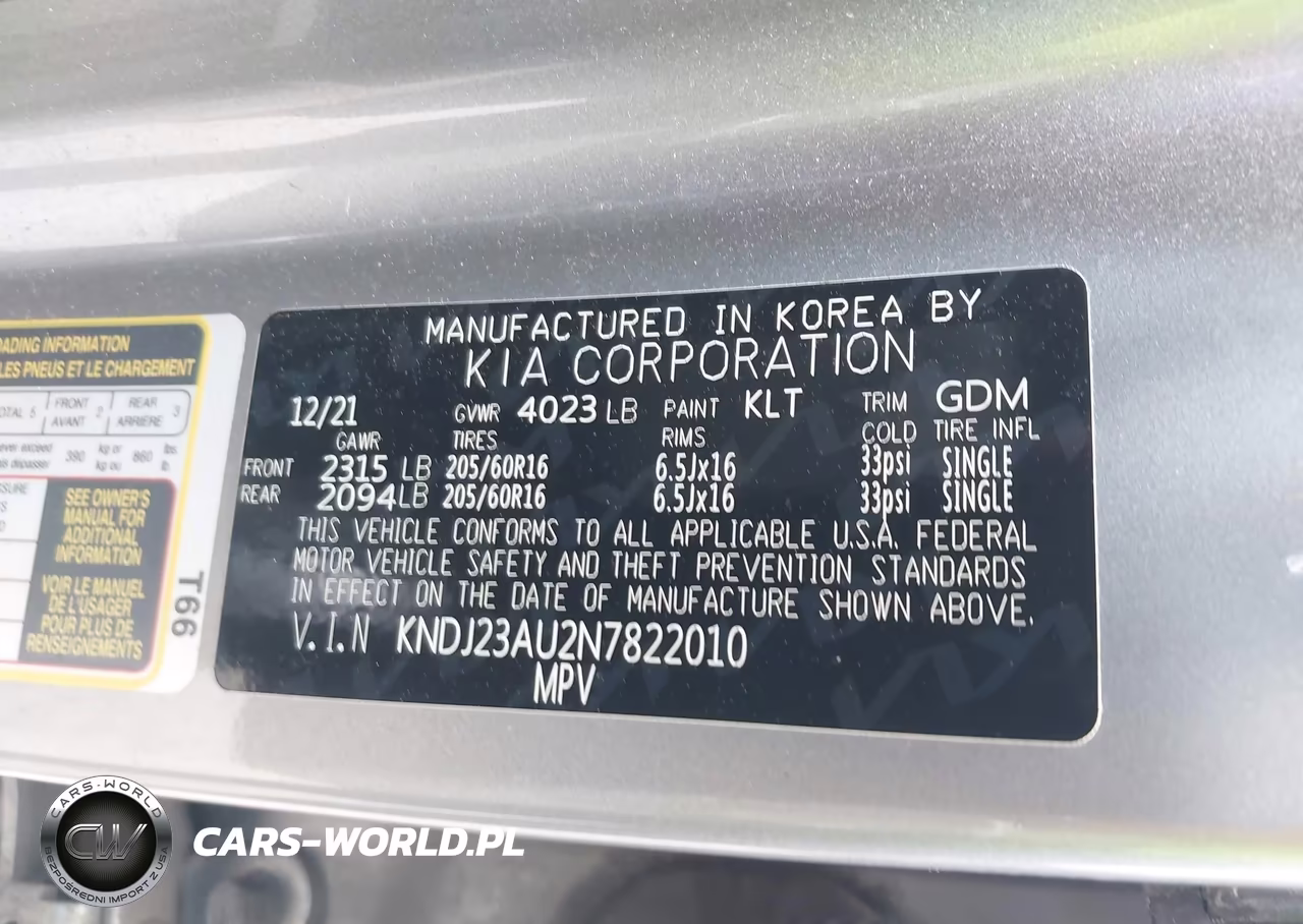 2022 Kia Soul Lx VIN:KNDJ23AU2N7822010 - 9