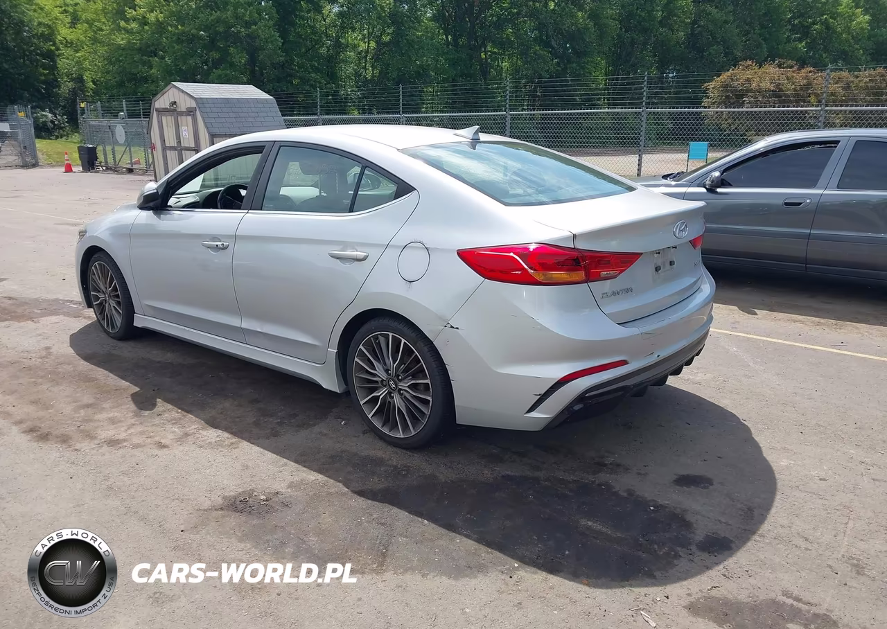 2017 Hyundai Elantra Sport VIN:KMHD04LB7HU363577 - 3