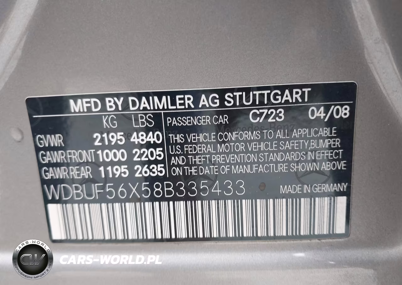 2008 Mercedes-Benz E 350 VIN:WDBUF56X58B335433 - 9