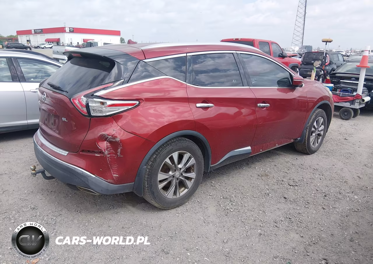 2015 Nissan Murano Sl VIN:5N1AZ2MG1FN212748 - 4