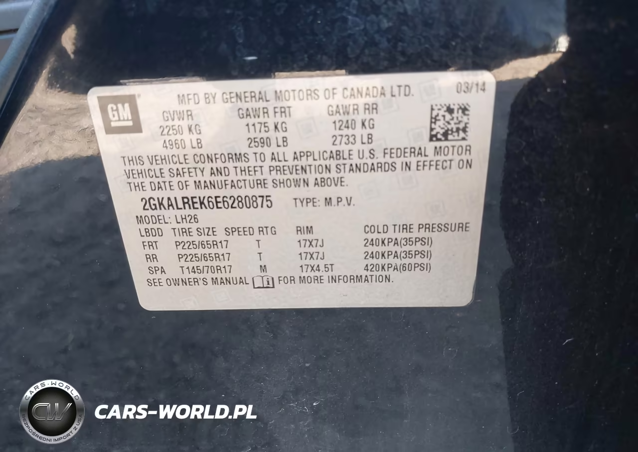 2014 GMC Terrain Sle-2 VIN:2GKALREK6E6280875 - 9